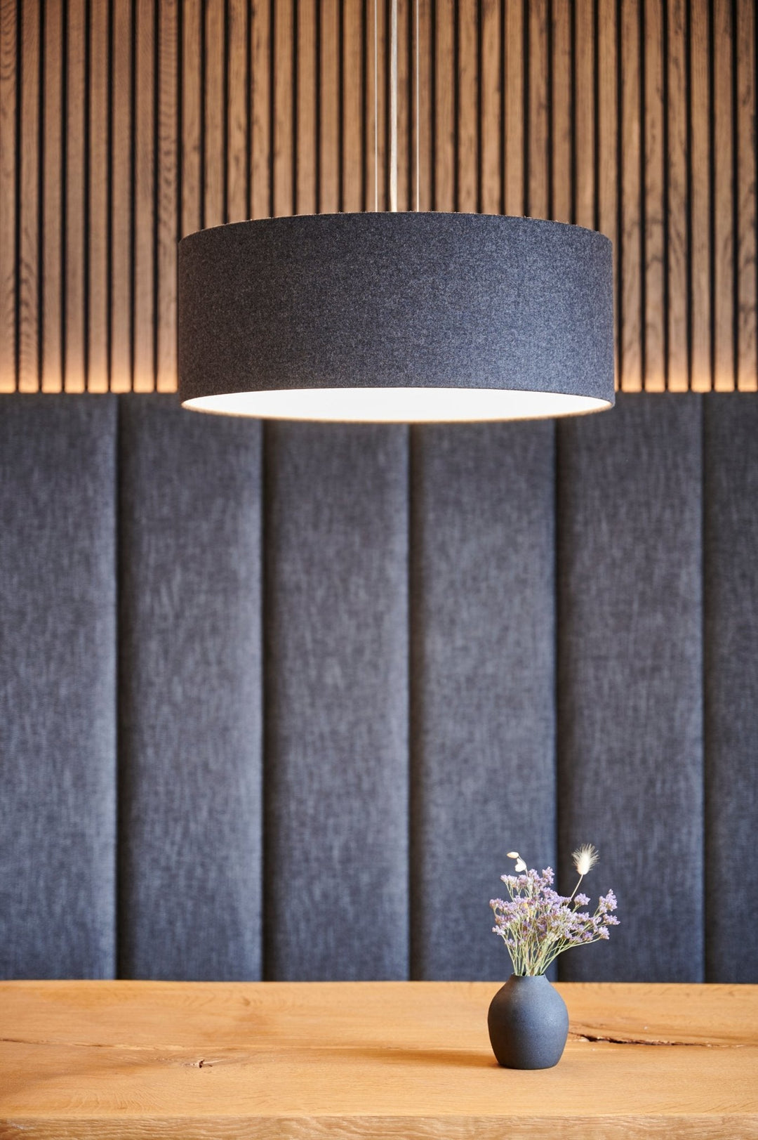 Discus 55 Pendelleuchte Loden Anthrazit - Hängeleuchte - Leuchtnatur