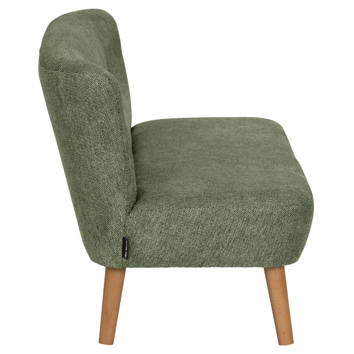 NEU Max Winzer | Dolly | Sofa | Kindersofa 2-Sitzer | Flachgewebe | Füße Buche Erlefarbig (rund)