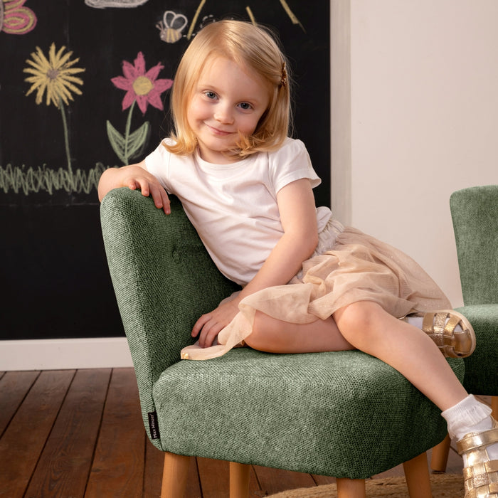 NEU Max Winzer | Dolly | Sessel | Kindersessel | Flachgewebe | Füße Buche Erlefarbig (rund)