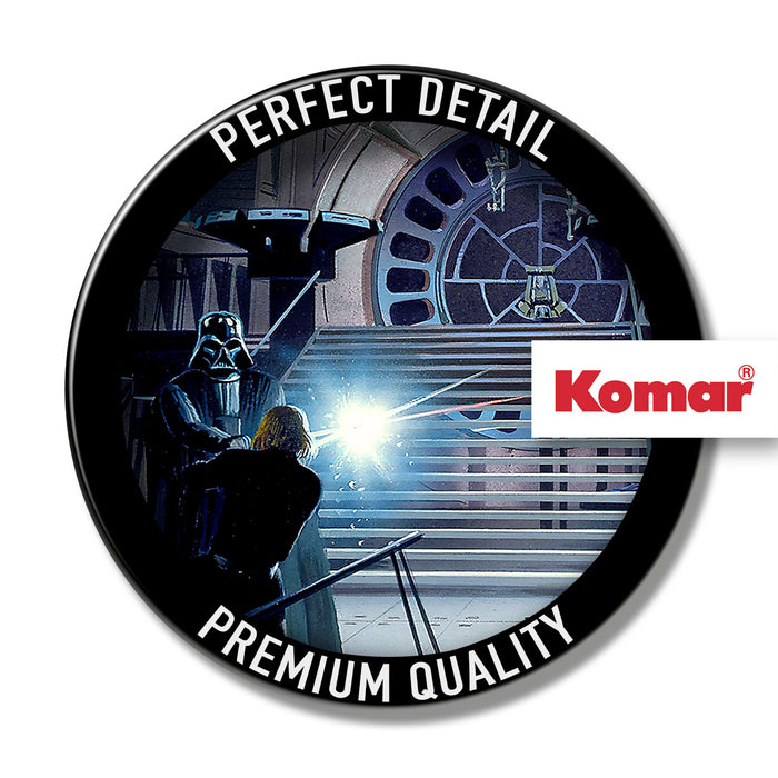 Digitaldruck Vlies Fototapete | Star Wars Classic RMQ Duell Throneroom | 500 x 250 cm