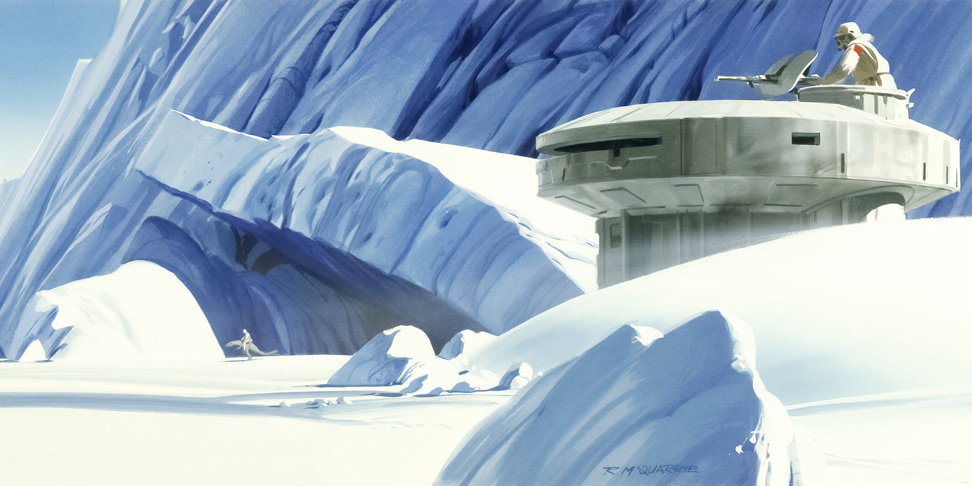 Digitaldruck Vlies Fototapete | Star Wars Classic RMQ Hoth Echo Base | 500 x 250 cm