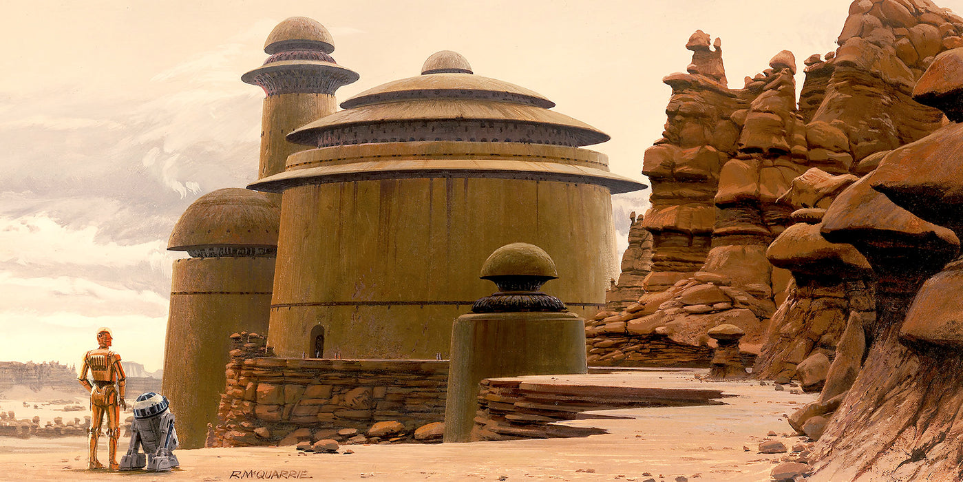 Digitaldruck Vlies Fototapete | Star Wars Classic RMQ Jabbas Palace | 500 x 250 cm