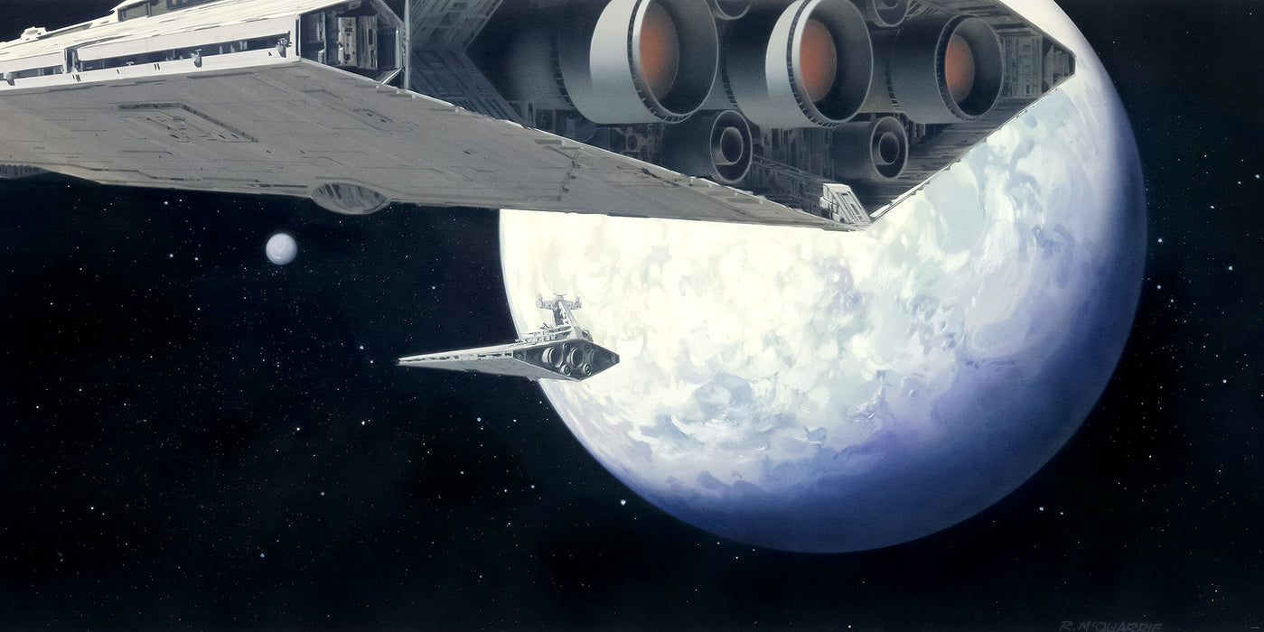 Digitaldruck Vlies Fototapete | Star Wars Classic RMQ Stardestroyer | 500 x 250 cm
