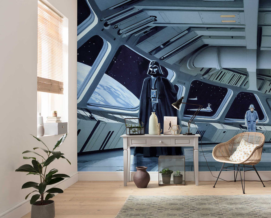 Digitaldruck Vlies Fototapete | Star Wars Classic RMQ Stardestroyer Deck | 500 x 250 cm