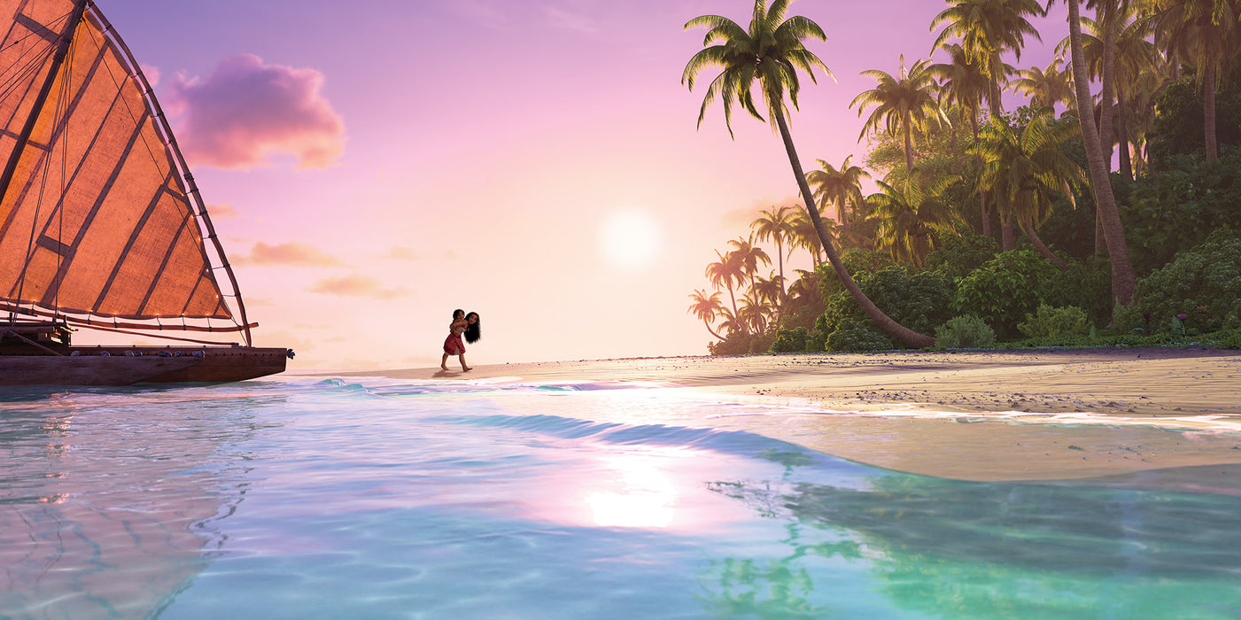 Komar NEU | Komar Vlies Fototapete - Disney Moana 2 Ocean Spirit - Größe 500 x 250 cm