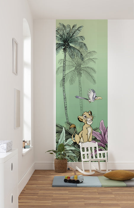 Digitaldruck Vlies Fototapete | Jungle Simba | 100 x 280 cm