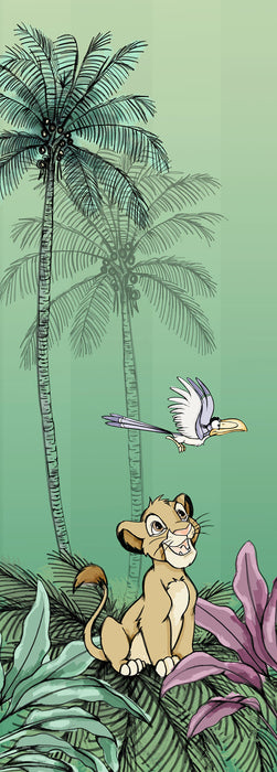 Digitaldruck Vlies Fototapete | Jungle Simba | 100 x 280 cm