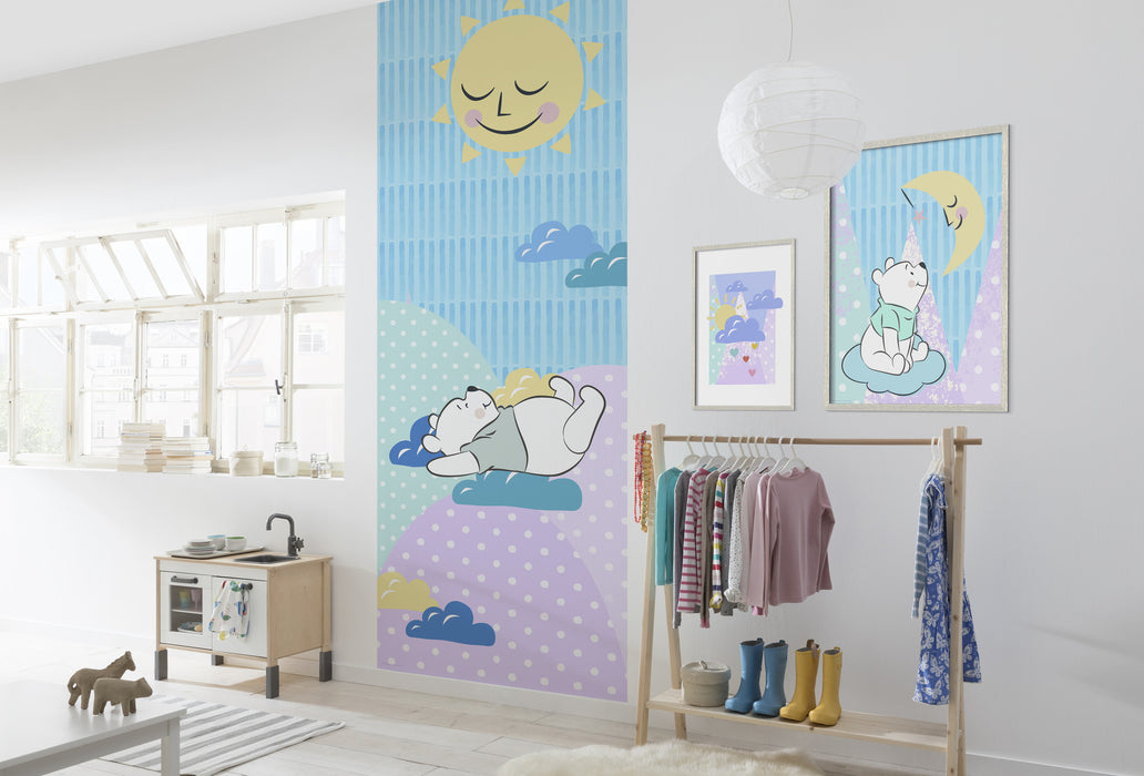 Digitaldruck Vlies Fototapete | Winnie the Pooh Take a Nap | 100 x 280 cm