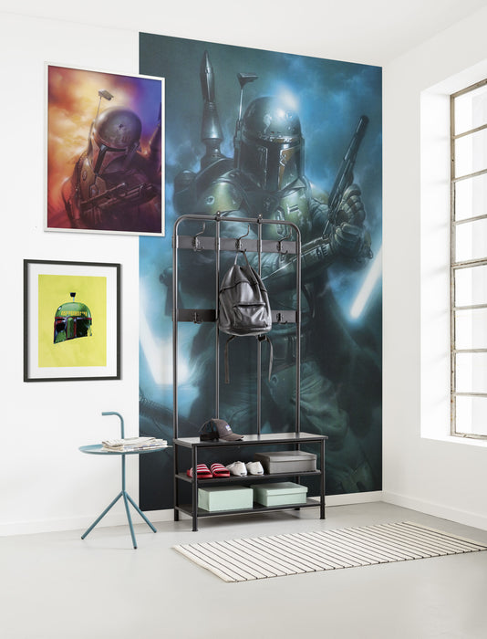Digitaldruck Vlies Fototapete | Star Wars Classic Bounty Hunter | 150 x 280 cm
