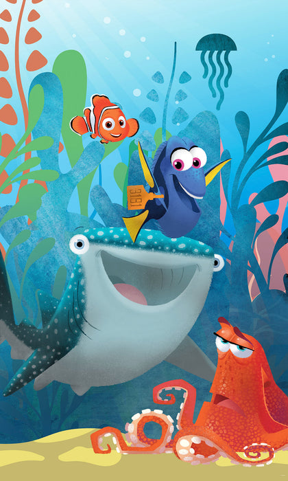 Digitaldruck Vlies Fototapete | Finding Dory Aquarell | 150 x 250 cm