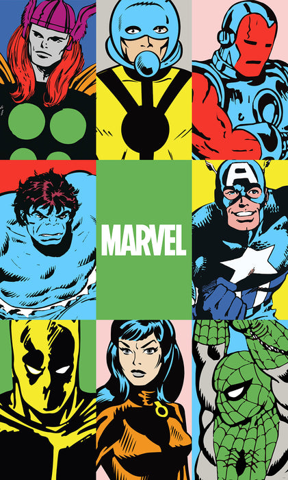 Digitaldruck Vlies Fototapete | Marvel PowerUp Team | 150 x 250 cm