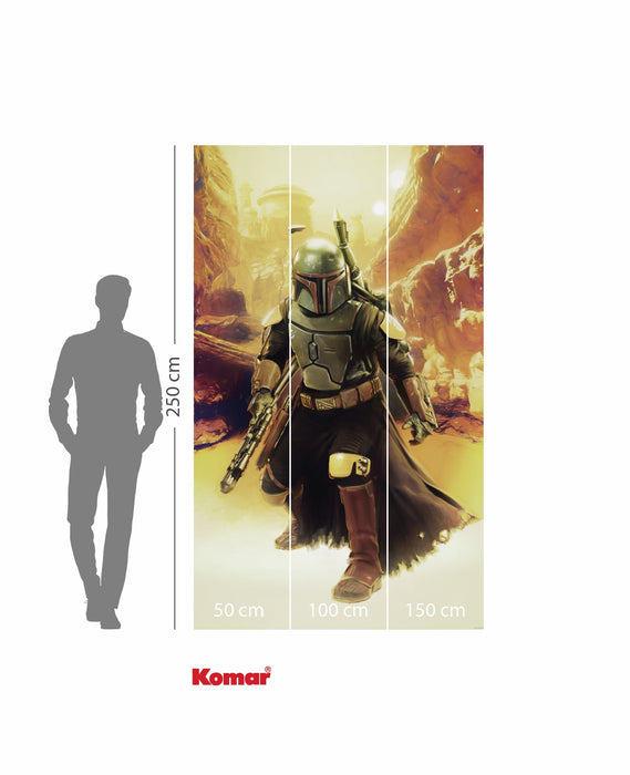 Komar NEU | Komar Vlies Fototapete - Star Wars Boba Fett Sneaking Up - Größe 150 x 250 cm