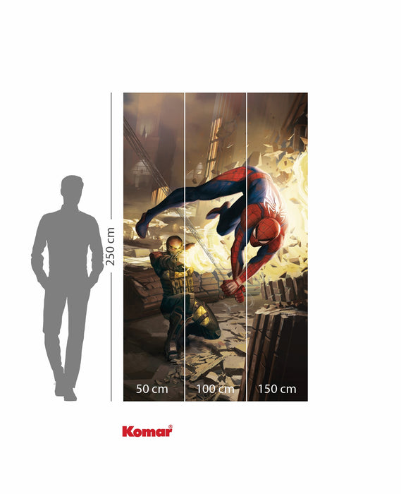 Vlies Fototapete | Marvel Spider | Man Dodge | 150 x 250 cm