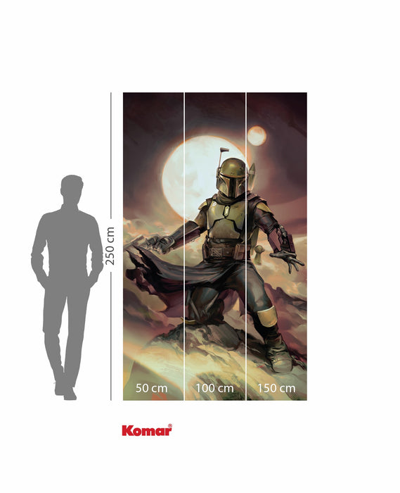 Komar NEU | Komar Vlies Fototapete - Star Wars Boba Fett Epic - Größe 150 x 250 cm