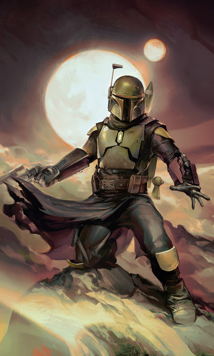 Vlies Fototapete | Star Wars Boba Fett Epic | 150 x 250 cm
