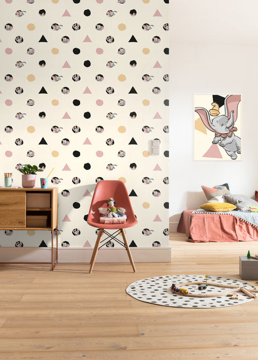Digitaldruck Vlies Fototapete | Dumbo Angles & Dots | 200 x 280 cm
