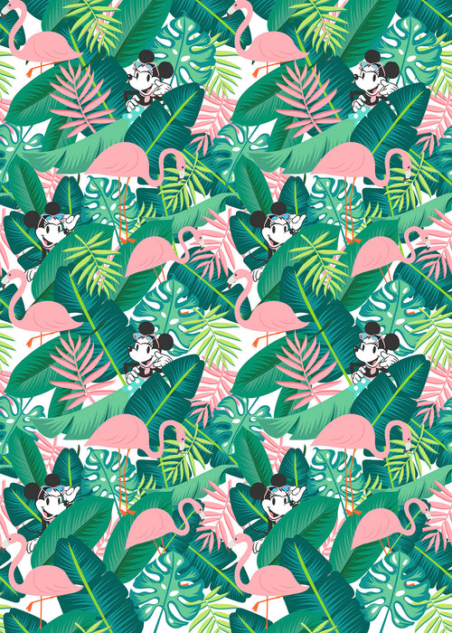 Digitaldruck Vlies Fototapete | Minnie Tropical | 200 x 280 cm
