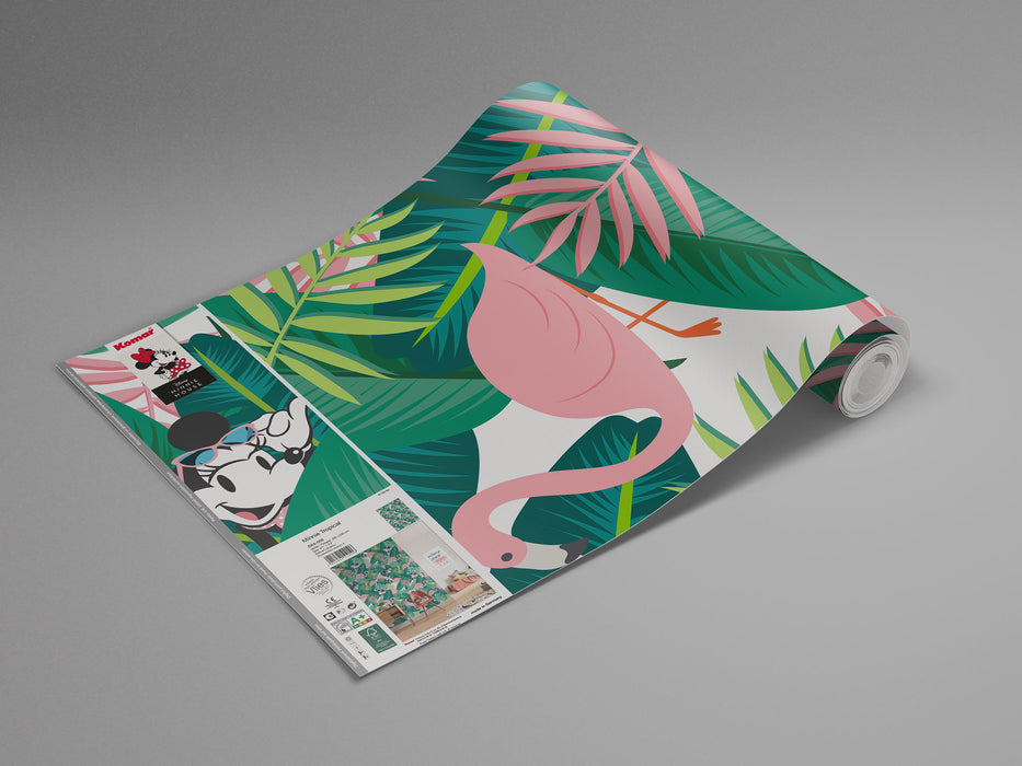 Digitaldruck Vlies Fototapete | Minnie Tropical | 200 x 280 cm