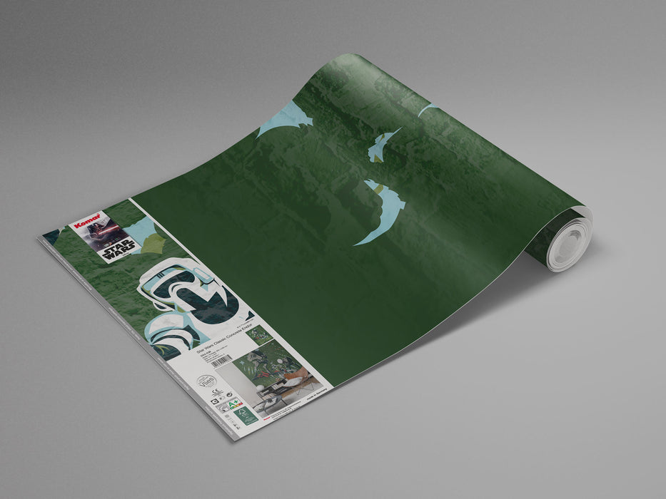 Digitaldruck Vlies Fototapete | Star Wars Classic Concrete Endor | 200 x 280 cm