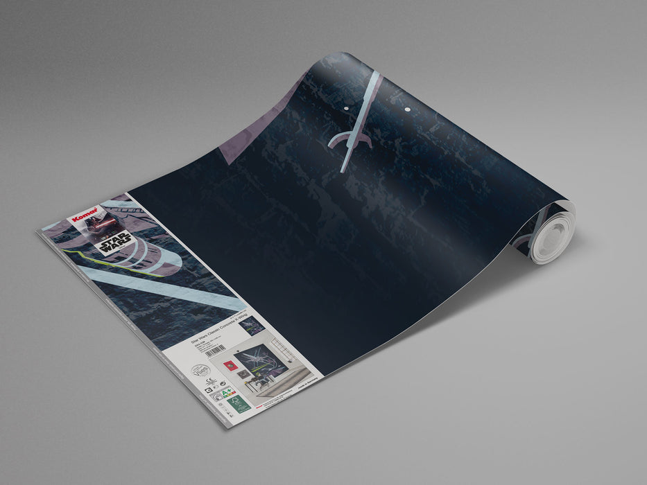 Digitaldruck Vlies Fototapete | Star Wars Classic Concrete X | Wing | 200 x 280 cm