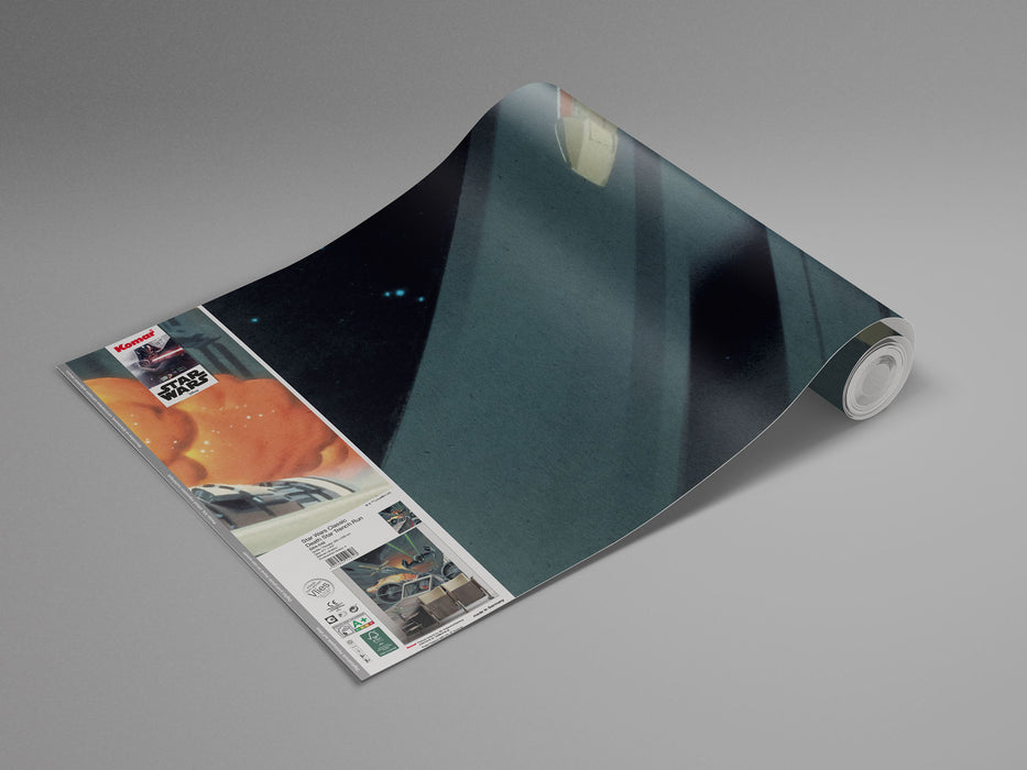 Digitaldruck Vlies Fototapete | Star Wars Classic Death Star Trench Run | 200 x 280 cm