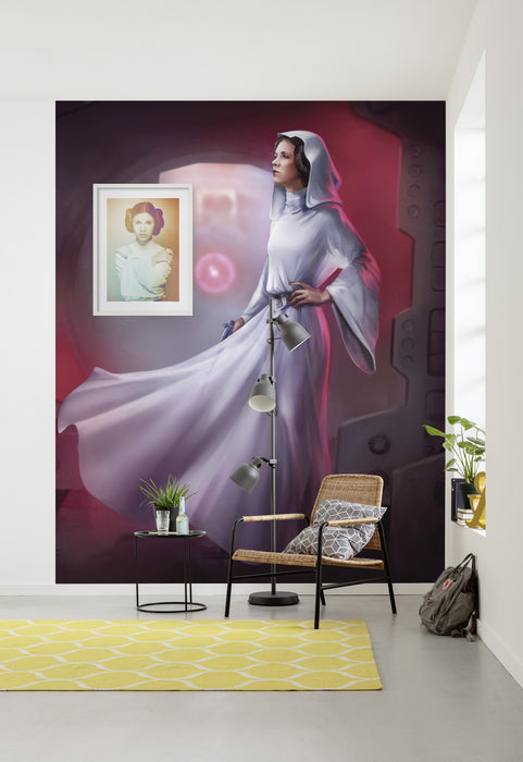 Digitaldruck Vlies Fototapete | Star Wars Classic Leia | 200 x 250 cm