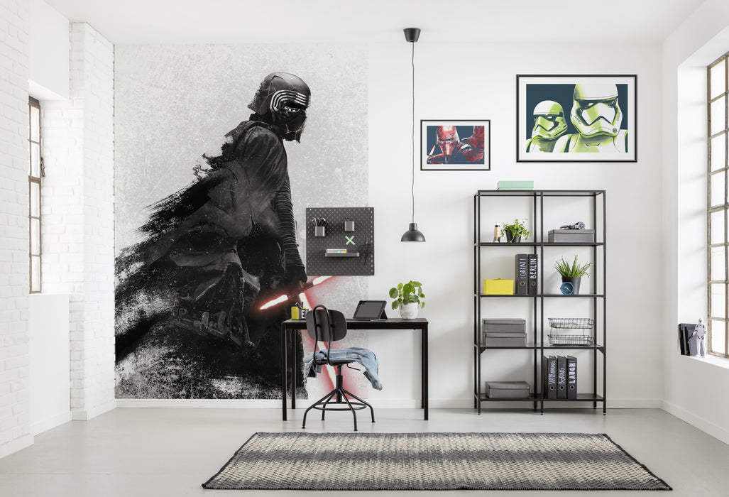 Digitaldruck Vlies Fototapete | Star Wars Kylo Vader Shadow | 200 x 280 cm
