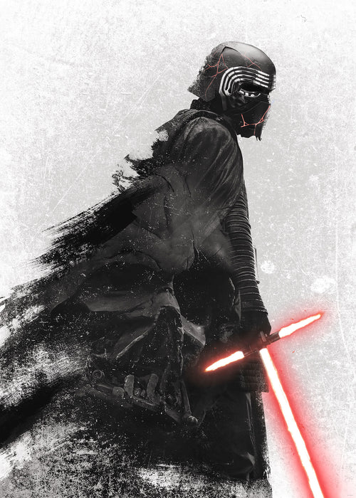 Digitaldruck Vlies Fototapete | Star Wars Kylo Vader Shadow | 200 x 280 cm