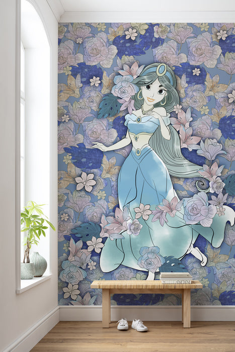 Digitaldruck Vlies Fototapete | Jasmin Colored Flowers | 200 x 280 cm