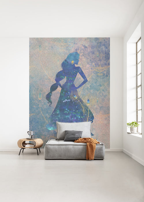 Digitaldruck Vlies Fototapete | Jasmin Silhouette | 200 x 280 cm
