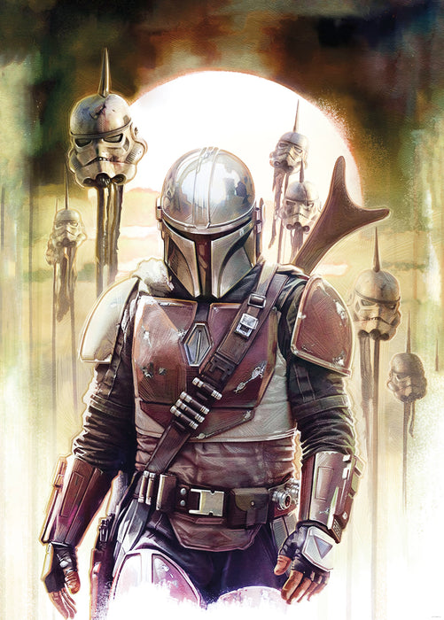 Digitaldruck Vlies Fototapete | Star Wars The Mandalorian Big Impaler | 200 x 280 cm