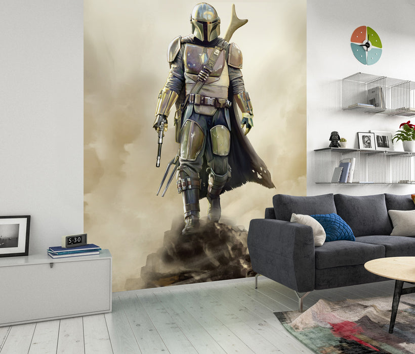 Digitaldruck Vlies Fototapete | Star Wars The Mandalorian The Hunter | 200 x 280 cm