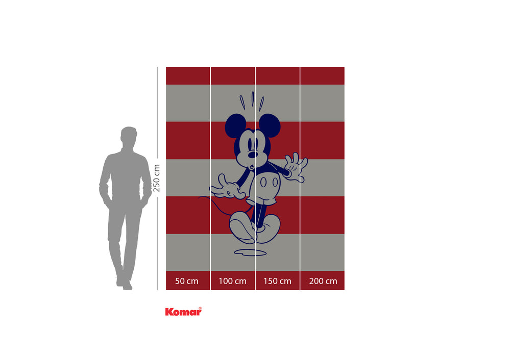 Digitaldruck Vlies Fototapete | Mickey Vibrant | 200 x 250 cm