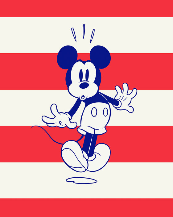 Digitaldruck Vlies Fototapete | Mickey Vibrant | 200 x 250 cm