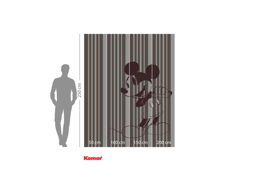 Digitaldruck Vlies Fototapete | Mickey Tone | on | Tone | 200 x 250 cm