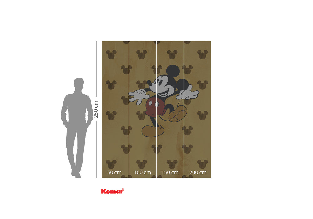 Komar NEU | Digitaldruck Vlies Fototapete - Mickey Tap dance - Größe 200 x 250 cm