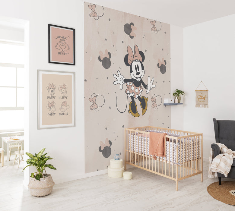 Digitaldruck Vlies Fototapete | Minnie Party Mouse | 200 x 250 cm