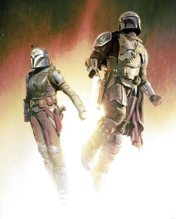 Vlies Fototapete | Star Wars The Mandalorian Flight | 200 x 250 cm