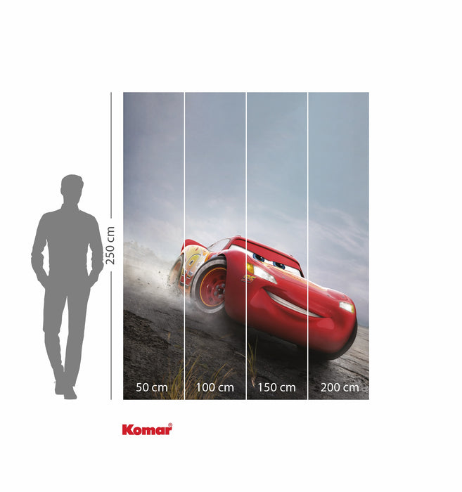 Komar NEU | Komar Vlies Fototapete - Disney and Pixar Cars Shine - Größe 200 x 250 cm