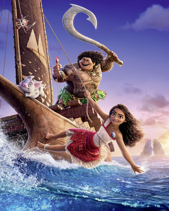 Komar NEU | Komar Vlies Fototapete - Disney Moana 2 Feel The Ocean - Größe 200 x 250 cm