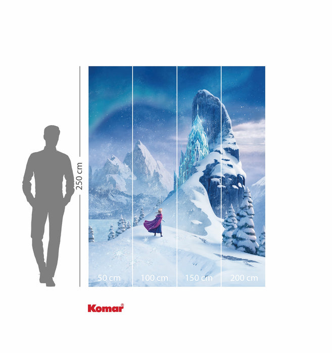 Komar NEU | Komar Vlies Fototapete - Disney Frozen Ice Castle - Größe 200 x 250 cm