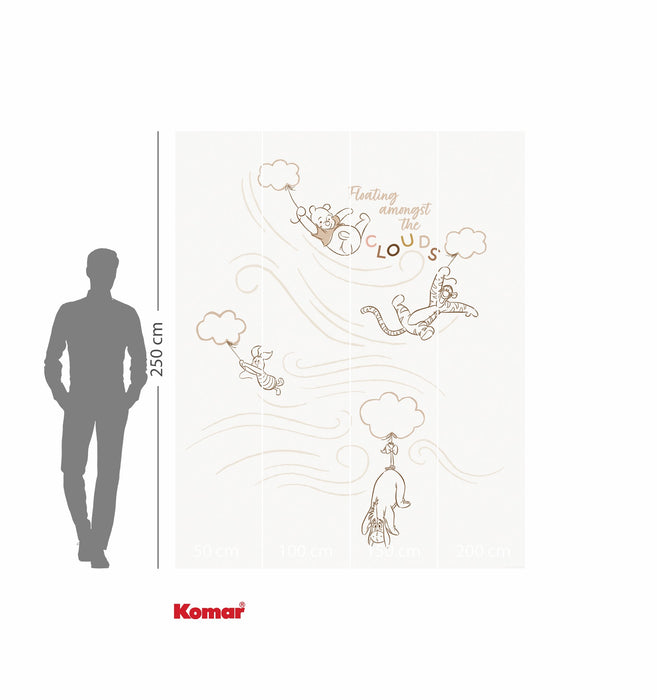 Vlies Fototapete | Disney Winnie the Pooh A Bluster Day | 200 x 250 cm