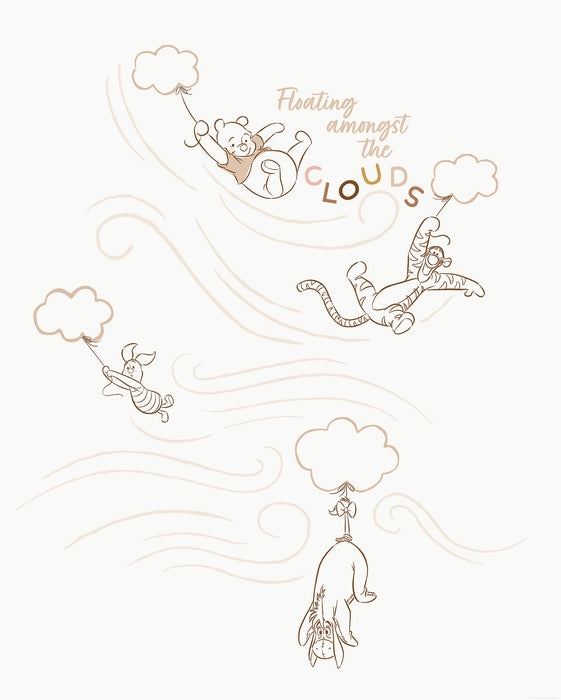 Vlies Fototapete | Disney Winnie the Pooh A Bluster Day | 200 x 250 cm