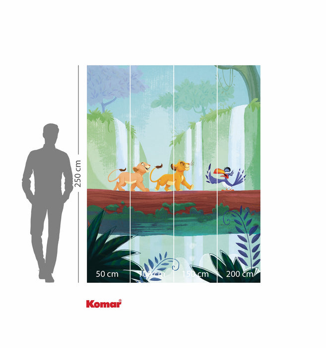 Vlies Fototapete | Disney The Lion King Classic Waterfall | 200 x 250 cm