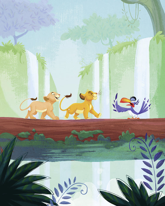 Vlies Fototapete | Disney The Lion King Classic Waterfall | 200 x 250 cm