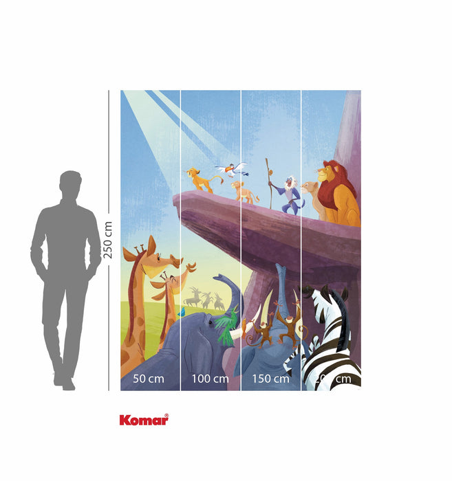Komar NEU | Komar Vlies Fototapete - Disney The Lion King Classic Long Live the King - Größe 200 x 250 cm