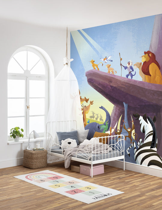 Komar NEU | Komar Vlies Fototapete - Disney The Lion King Classic Long Live the King - Größe 200 x 250 cm