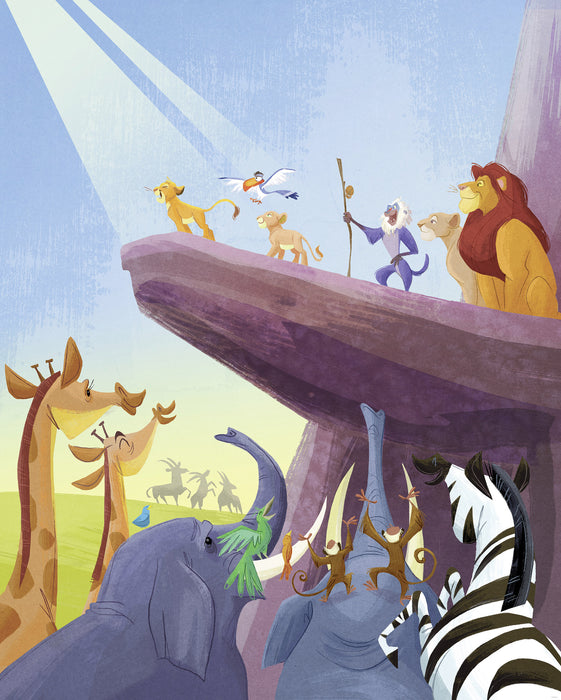 Komar NEU | Komar Vlies Fototapete - Disney The Lion King Classic Long Live the King - Größe 200 x 250 cm