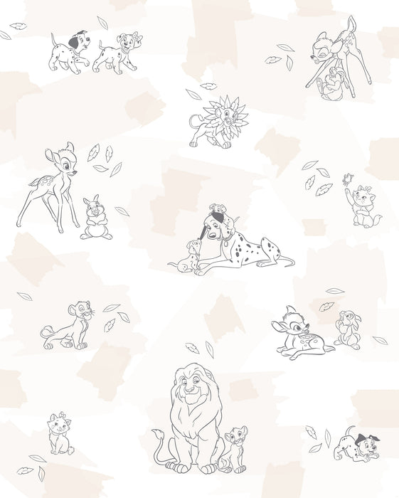 Komar NEU | Komar Vlies Fototapete - Disney Animals - Größe 200 x 250 cm