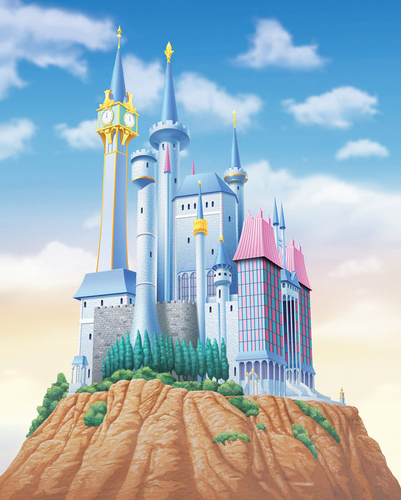 Komar NEU | Komar Vlies Fototapete - Disney Princess Cinderella Castle - Größe 200 x 250 cm